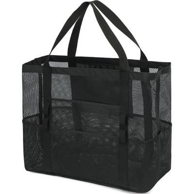 Mesh Beach Bag - Large Tote Bag for Family, Toys & Vacation Essentials