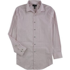 Alfani Mens Puzzle Print Button Down Dress Shirt - 1 of 1