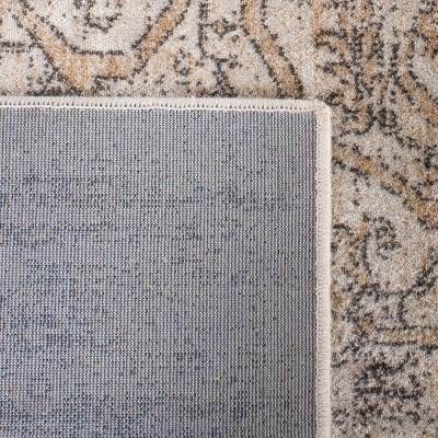 Ivory Elegance Hand-Knotted Viscose Area Rug - Easy Care