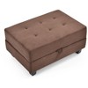 Passion Furniture Gallant  Microfiber Upholstered Storage Ottoman - image 4 of 4