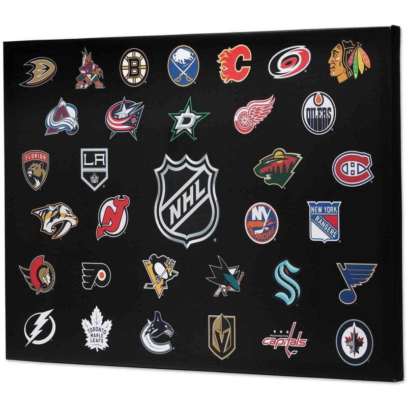 NHL Team Logos Canvas Wall Sign Panel, 2 of 5