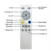 YUHAO  Smart Integrated Dimmable LED Modern and Farmhouse Flush Mount Ceiling Fan with Light,Works with Alexa and Google Assistant - 4 of 4