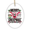 Merry Creepmas Horror Villain Theme Christmas Ornament, Creepy and Spooky Holiday Decor for Xmas Tree| OrnamentallyYou - 4 of 4