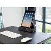 Mount-It! Electric Standing Desk Converter, Motorized Sit Stand Desk w/ Dual Monitor Mount & iPhone/Tablet Slot, Height Adjustable Workstation - 3 of 4
