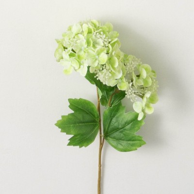 Sullivans Artificial Light Green Hydrangea Spray 6"L