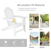 Tangkula 2PCS Adirondack Chair Outdoor with Cup Holde Weather Resistant Lounger Chair for Backyard Garden Patio and Deck Black/Grey/Turquoise/White - 3 of 4