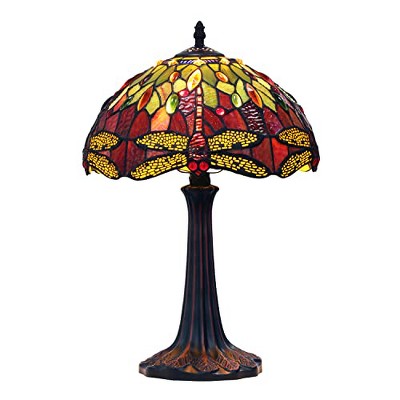 Chloe Lighting EMPRESS Tiffany-style Dark Bronze 1 Light Table Lamp 12Inch Shade