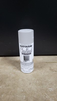 Rust-Oleum 12oz Chalked Ultra Matte Spray Paint Aged Gray