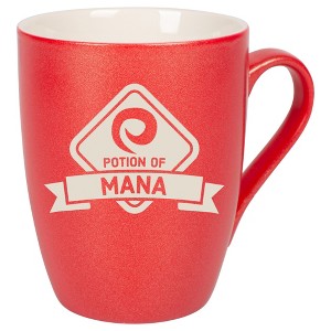 100 North Magic Potion 10 Ounce Crimson Red Metallic Finish, Comfortably Fits Your Hands, New Bone China Coffee Tea Cup Mug, Potion Of Mana - 1 of 1