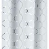 Kate Aurora 2 Pack Metallic Lattice Clover Ultra Luxurious Window Curtains - 3 of 3