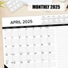 Willow Creek Press Black And White 2025 22"x17" Large Monthly Deskpad: Desktop Calendar, Paper, January-December, Glue Binding - 4 of 4