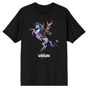 Tiny Tina's Wonderlands Tina Riding Unicorn Men's Black T-shirt - 1 of 1