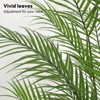 4FT Faux Areca Palm Plants Fake Palm Tree w/ 44 Realistic Trunks & Full Lifelike Palm Leaves Artificial - 2 of 4