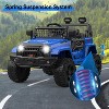 Garvee 12V Kids Electric Ride-On Truck with Parental Remote Control Spring Suspension LED Lights and AUX Port for Ages 3-8 - 3 of 4