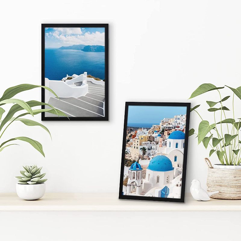 Americanflat Thin Picture Frame with tempered shatter-resistant glass - Horizontal and Vertical Formats for Wall and Tabletop, 5 of 7