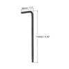Unique Bargains Heat-treated Chrome Vanadium Alloy Steel Long Arm Hex Key Wrench - 2 of 4