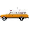 1969 Chevrolet C-10 Ambulance "Rampart General Hospital" White & Yellow "5 Alarm" Ltd Ed 1/50 Diecast Model by Iconic Replicas - 2 of 4