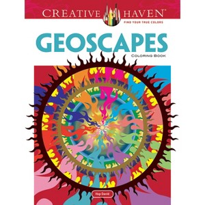 Creative Haven Geoscapes Coloring Book - (Adult Coloring Books: Art & Design) by  Hop David (Paperback) - 1 of 1
