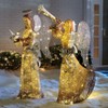 BrylaneHome 60"H Pre-Lit Angel With Trumpet - 2 of 2