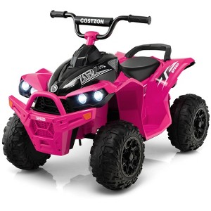 Infans 12V Battery Powered Kids Ride On ATV Electric 4-Wheeler Quad Car w/ MP3 & Light - 1 of 4