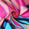 INSPIRE CHIC Women Geometric Printed Satin Large Square Silky Neck Scarves 1Pc - 4 of 4