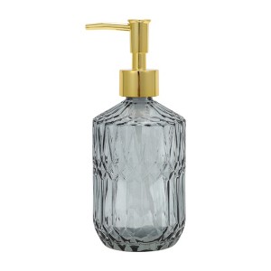 Unique Bargains Reusable Round Bottom Bamboo Grain Soap Dispenser 13.53oz 1 Pc - 1 of 4