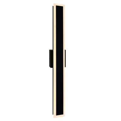 CWI Lighting Malibu LED Integrated Black Outdoor Wall Light