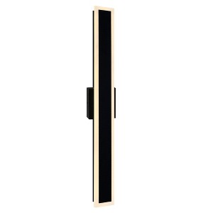 CWI Lighting Malibu LED Integrated Black Outdoor Wall Light - 1 of 4