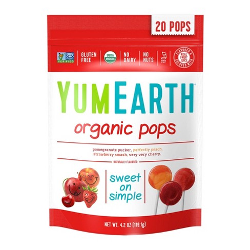 fordel forarbejdning Afvist Yumearth Organic Lollipops - 16.8oz : Target