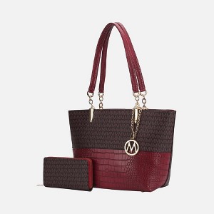 MKF Collection Sasha Tote Women’s Vegan Leather Spacious Interior Handbag by Mia K - 1 of 4