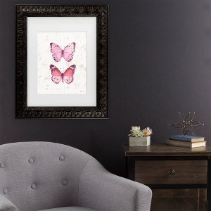 Trademark Fine Art Lisa Audit Obviously Pink 11A Matted Framed Art - 1 of 4