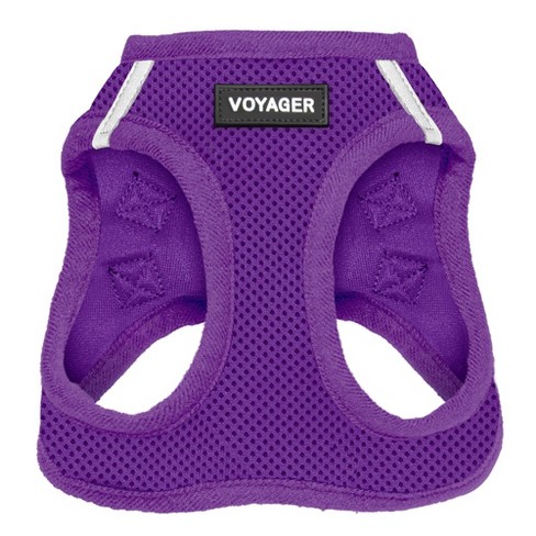 Voyager Step-In Flex Adjustable Dog Harness for All Breeds, Breathable Mesh, Purple, L