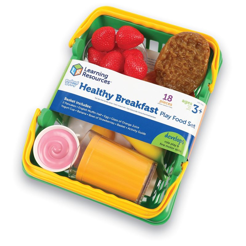 Learning Resources Play Breakfast Basket, 18 Piece Set, Ages 3+, 4 of 5