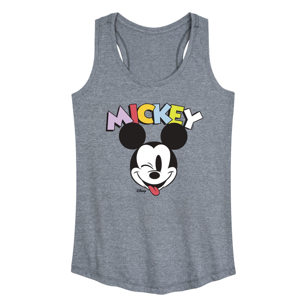 Women's - Disney - Mickey Wink Graphic Racerback Tank