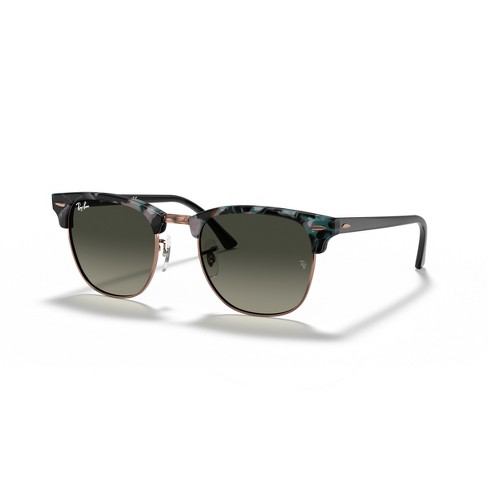 Ray-ban Clubmaster Rb3016 49mm Gender Neutral Square Sunglasses Grey  Gradient Lens : Target