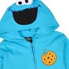 Sesame Street Cookie Monster Boy’s 2-Pack Cosplay Zip Front Hoodie & Joggers Set - 4 of 4