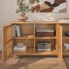Plank+Beam Mid Century Modern Solid Wood Sideboard with 3 Doors, 59" TV Stand for Living Room - 4 of 4