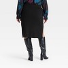 Women's Midi Sweater Pencil Skirt - Ava & Viv™ - 2 of 3