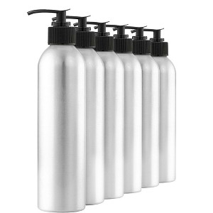 Royal Massage 8oz Bullet Round Massage Oil/Lotion/Liquid Bottle with Saddle Pump - 1 of 2