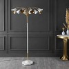 JONATHAN Y Vivian 61" 10-Light Mid-Century Modern Iron Medusa Multi Head (Includes LED Light Bulb) Floor Lamp Brass - image 4 of 4