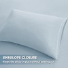 4 Pcs Hotel Collection Style Smart Cool Microfiber Moisture-Wicking Breathable Sheet Set,Sweat Resistance Solid Lightweight Bedding Set for All Season - 3 of 4