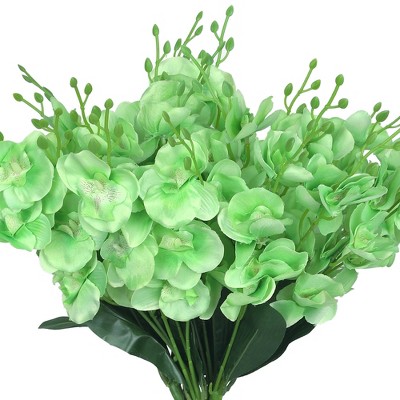 REGALWOVEN Lifelike Silk Decorative Artificial Phalaenopsis Flowers 16.1" 6 Pcs