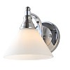 Valery 7" Wall Sconce - SCN4060 - Nickel/White - Safavieh - 3 of 4