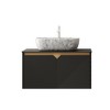 GDFStudio Montville Modern Bathroom Vanity with Sintered Stone Countertop - 4 of 4