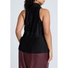 ELOQUII Women's Plus Size Sleeveless Plisse Top - image 3 of 4