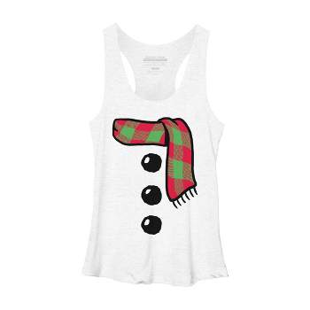 Women's Design By Humans Snowman Costume Kids Shirt Christmas Gift Santa Claus TShirt 2 By vomaria Racerback Tank Top