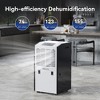 Yaufey 155 Pint Commercial Dehumidifier for Home & Basements up to 8000 sq ft - 2 of 4