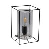Framed Table Lamp with Cylinder Glass Shade - Lalia Home - 3 of 4
