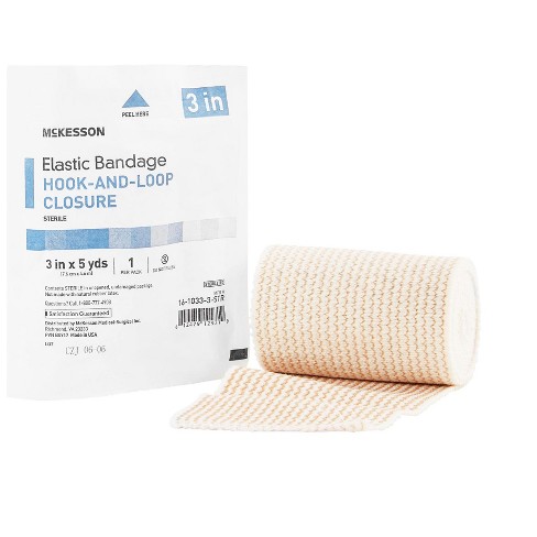 Mckesson Elastic Compression Bandages, 3 In X 5 Yds, 1 Count, 1 Pack :  Target