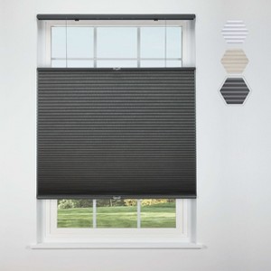 Linen Avenue Cordless Cellular Top Down Bottom Up Blackout Shade, Dark Grey (Arrives 1/4" Narrower) - 1 of 4